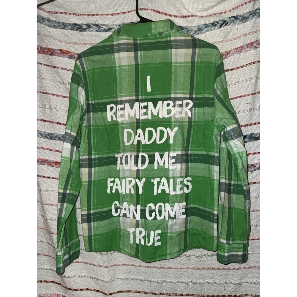 Cakeworthy Disney Princess & the Frog Tiana Flannel Plaid Shirt Fairy Tales S